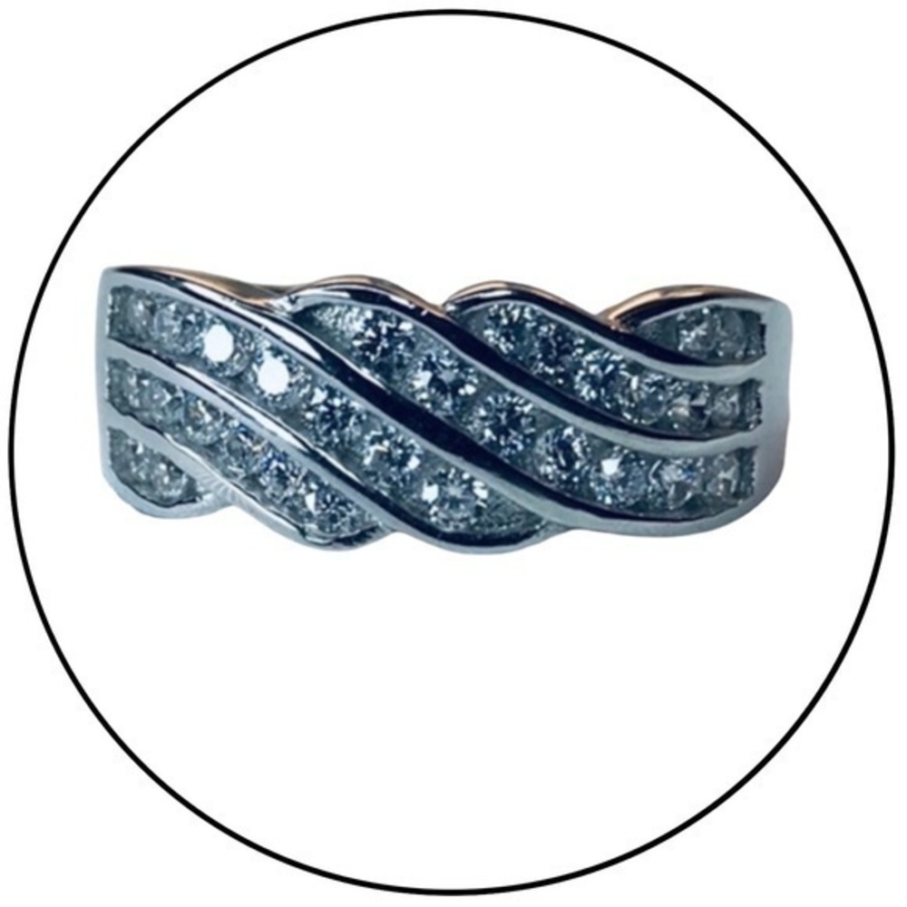 WAVE CHANNEL SET RING